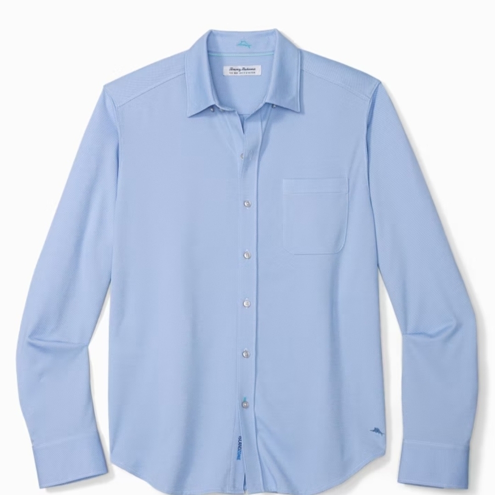 Tommy Bahama NWT San Lucio Stretch Knit Shirt In Rip Tide